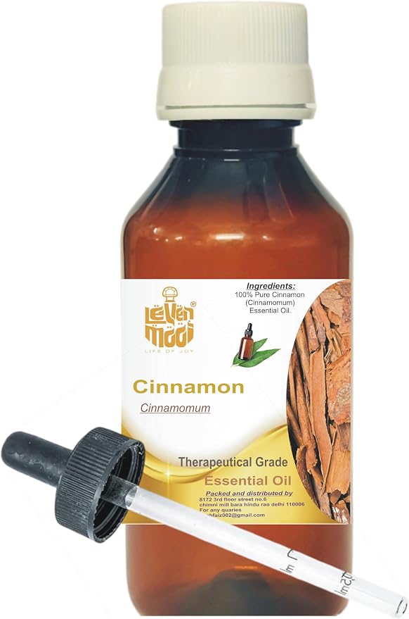 LEVENMOOI Therapeutic Grade Essential Oil – Pure & Natural for Aromatherapy, Humidifiers, Diffusers & DIY Uses (30, Cinnamon)