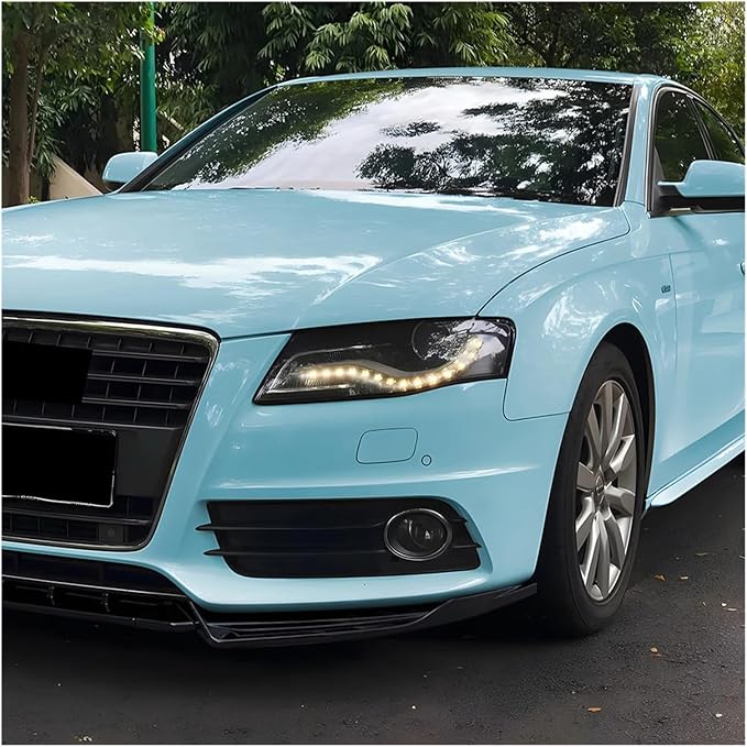 For Audi A4 S4 B8 2009-2012 Car Front Bumper Lip Splitter Diffuser Body Kit Auto Spoiler Accessories