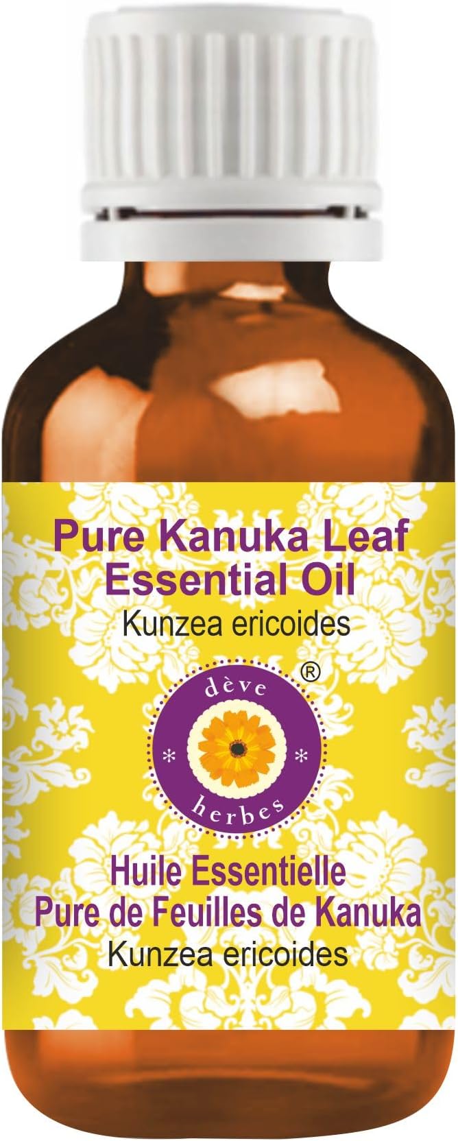 Deve Herbes Pure Kanuka Leaf Essential Oil (Kunzea ericoides) Steam Distilled 2ml (0.06 oz)