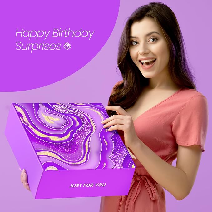 BodyRefresh Birthday Gifts for Women Self Care Gifts for Her, Gift Baskets Care Package Gift Set Get Well Soon Gift for Women Happy Birthday Gift Ideas Spa Set for Adult Grandma Wife