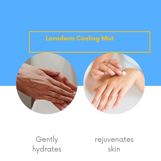 Young Living Lavaderm Cooling Mist - Refreshing Mist with Lavender Essential Oil - Soothes and Hydrates Skin - 2 fl oz Gently Hydrates, Soothes, and Rejuvenates Skin - Premium Essential Oils