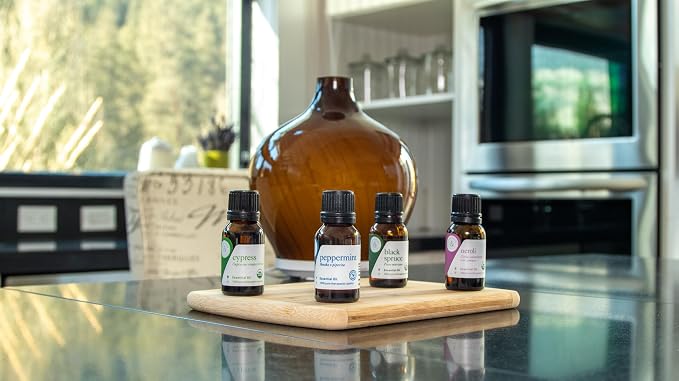 Aromatics International Premium Organic Peppermint Essential Oil 18ml | 100% Pure Essential Oil for Diffusion, Aromatherapy & Wellness Use