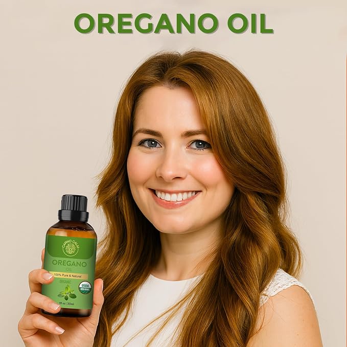 Oregano Oil 30ml | 100% Pure Organic Oregano Oil for Skin, Hair, Body, and Wellness | Natural Oil of Oregano for Immune Support, Diffuser, Massage, & DIY Beauty Uses | 1 fl oz