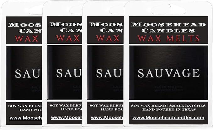 Sauvage Cologne-Inspired Wax Melts 24 Total Wax Cubes, Luxurious Sauvage Fragrance for Home – Long-Lasting, Premium Scented Wax Melts for Men & Women