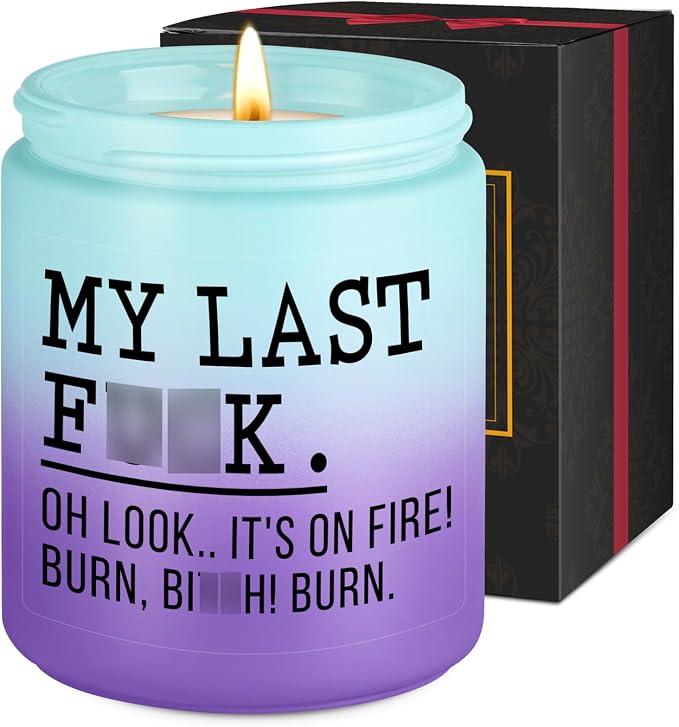 Fairy's Gift Candles, Cool Presents, Funny Relaxation Gifts for Women Men Mom Coworker Friend Boss - Cool Birthday Fun Presents for Her - Mothers Day, Sarcastic Office Relaxing Gifts for Women Nerd