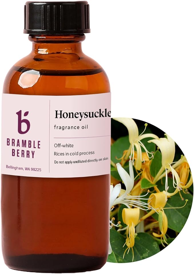 Bramble Berry Honeysuckle Sweet Floral Nectar Scent for Soap Making, Candles, Lotion, Bath Bombs & Perfume | Skin Safe, Vegan, Paraben & Phthalate Free, DIY Craft Essential