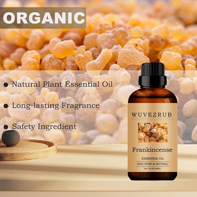 Frankincense Essential Oils, 30ML Pure and Natural Essential Oil for Aromatherapy Diffuser - Frankincense /1 Fl Oz