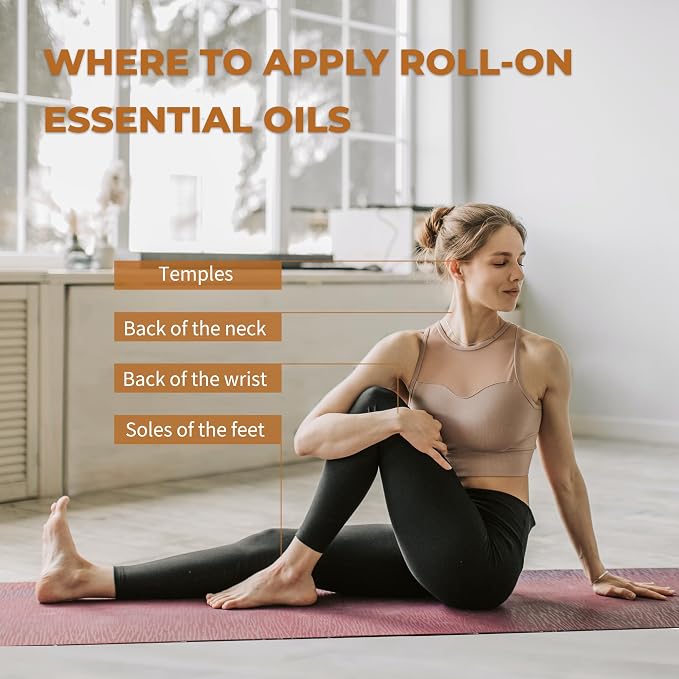 Spanish Frankincense Oil Roll On, Premium Pure & Natural Aromatherapy Frankincense Essential Oils, Versatile Aromatherapy Rollerball for Skin, Mind & Body - 10ml/0.33 Fl Oz