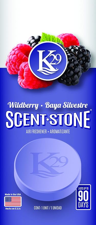 (K16018-4) K29 'Wild Berries' Stone Air Freshener, (Pack of 4)