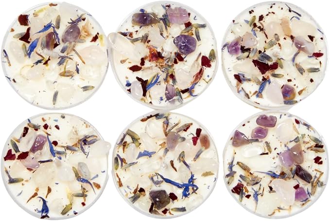 New Moon Beginnings Lavender Scented Stress Relief Candle - Set of 6 Tealights