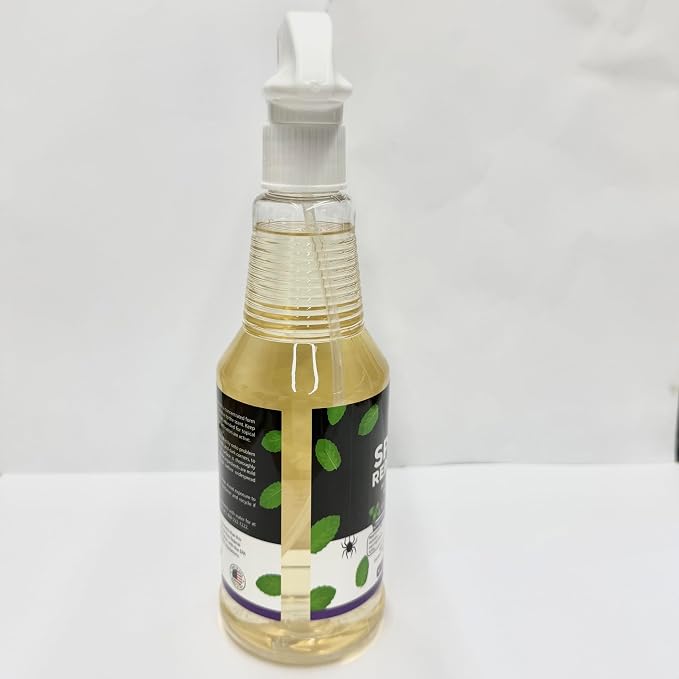 Peppermint Oil Insect & Spider Repellent Spray - All-Natural, Pet-Safe Bug Control for Home, Kitchen & Garden - 16 oz