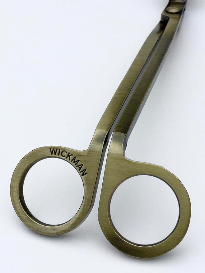 Wickman Antique Brass Finished Wick Trimmer