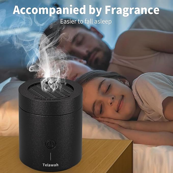 Portable Mini Incense Burner Bakhoor.120 Seconds Charcoal Resin Incense Burner.Rechargeable USB Aromatherapy Diffuser Electric Arabic Incense Holder Muslim Home Decor