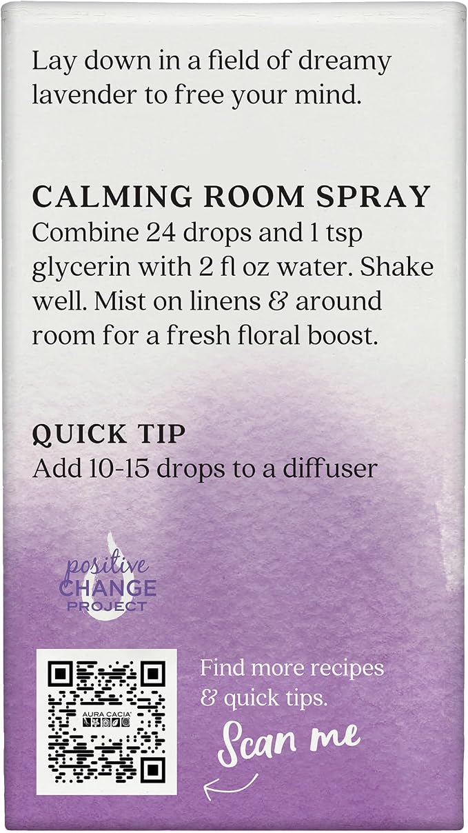 Aura Cacia Fresh Floral Essential Oil Blend, Boxed 0.25 fl. oz. - Light Aroma, No Synthetic Fragrances