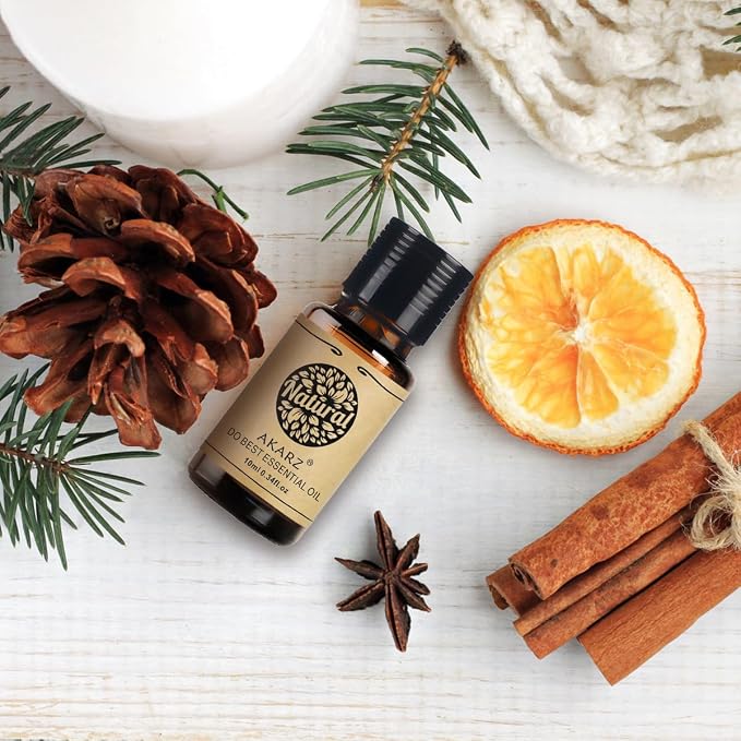 AKARZ Artemisia Leaf Essential Oil Natural Organic Pure Artemisia Leaf Oil for Skin Body Hair Care, Candle,Soap,Making, DIY,Massage Aroma 0.34 Fl Oz (10ml)
