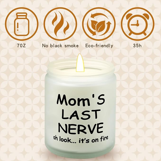Lihome Gifts for Mom from Daughter & Son, Best Mom Birthday Gift, Mother’s Day, Thanksgiving, Christmas, Vanilla Coconut Scented Candle