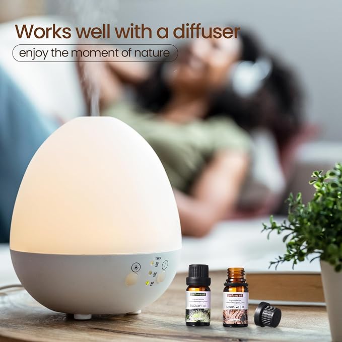 Nuanchu 108 Pcs Essential Oil Set for Humidifiers and Diffusers 10ml Fragrance Aromatherapy Oils Kits Fruity Candle Making Supplies for Soap Making Scents Summer Home Skin Care DIY Massage Laundry