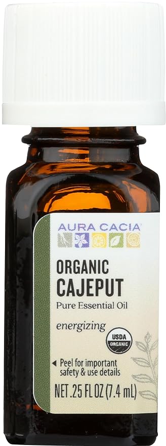 Aura Cacia, Cajeput Organic, 0.25 Fl Oz