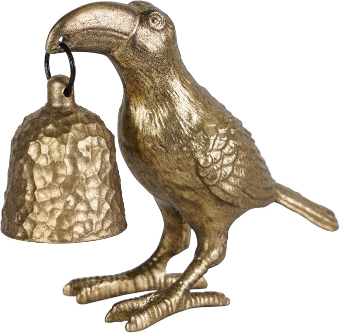 NIKKY HOME Gold Candle Snuffer, Vintage Bird Decor Candle Extinguisher, Decorative Metal Wick Flame Snuffer Candle Accessory