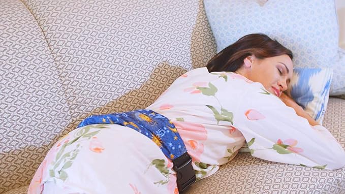 Nature's Approach Aromatherapy Belted Lumbar Wrap | Hot or Cold Therapy with a Soothing Blend of 12 Natural Herbs | Microwave and Freezer Safe