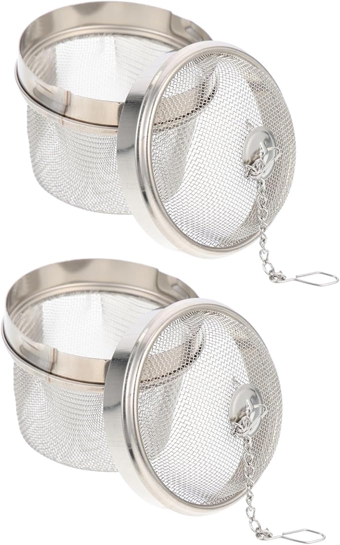 PRETYZOOM 4pcs Multi-use Jewelry Clean Basket Soup Strainer Balls Tea Infuser Ball Seasoning Strainer