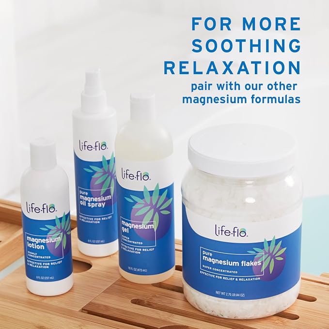 Life-FLO Magnesium Oil Sport Roll-On for Adults and Kids - Magnesium Chloride from Zechstein Seabed Plus Arnica - Calms and Refreshes Muscles and Joints After Exercise - 3oz Roller