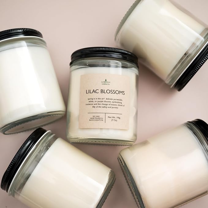 Handmade | Soy Candle (Lilac Blossoms, 8 oz.)