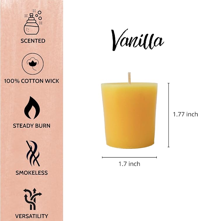Scented Votive Candles Set of 9 – CW Studio Kraft Paper Gift Box, Up to 12 Hour Clean Burn Each, Hand-Poured Soy & Paraffin Wax, Variety Pack Home Decor & Gift