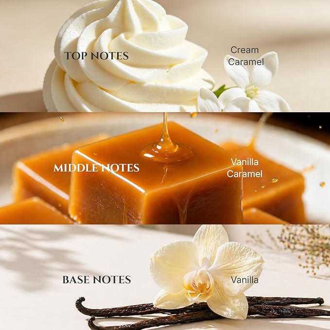 AROMADD Vanilla Cream Diffuser Oil, Warm Vanilla & Caramel Scent, Soft Sweet & Cozy Aroma, Long Lasting Fragrance Oil for Waterless Diffusers & Home Fragrance, 6.76 Fl Oz (200ml)