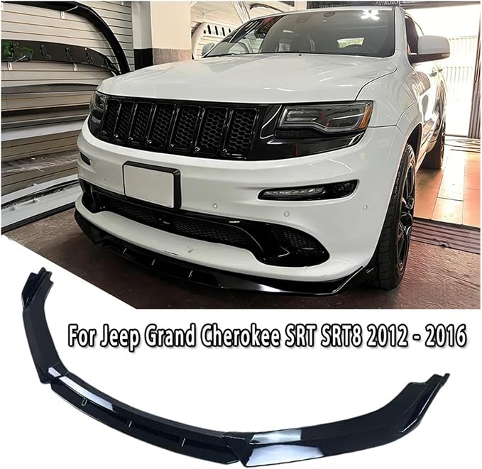 For Jeep Grand Cherokee SRT SRT8 2012-2016 Car Front Bumper Lip Spoiler Splitter Diffuser Body Kit