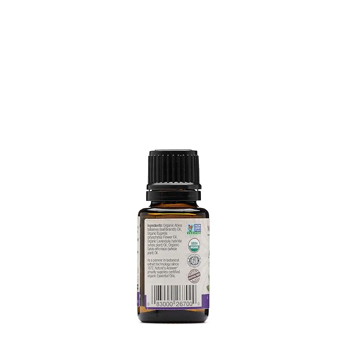 Nature's Answer 100% Pure Organic Essential Oil Blend, 0.5-Ounce, Alpine Fresh