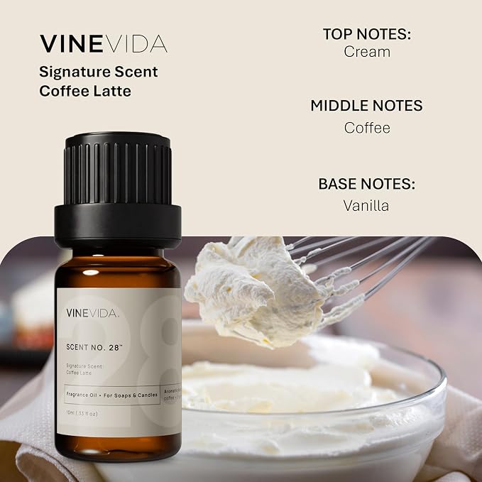 VineVida [0.33oz] Scent 28 Fragrance Oil - Natural & USA Made - for Candle & Soap