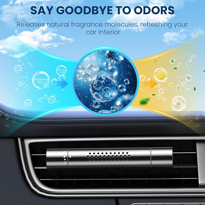 Car Air Freshener Diffuser, Car Perfume Diffusers Vent Clips for Essential Oils, Universal Automotive Fragrance Decoration Accessories Gift