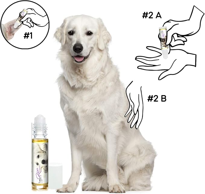 The Blissful Dog Kuvasz Relax Dog Aromatherapy, 0.45-Ounce Roll-On
