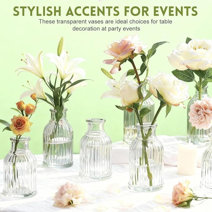 Glass Diffuser Bottles 3.8 High 100ml 3.4 Fl Oz Round Aroma Bottles Diffusers Vase Fragrance Accessories Use for DIY Replacement Reed Diffuser Sets Craft Projects Wedding Party