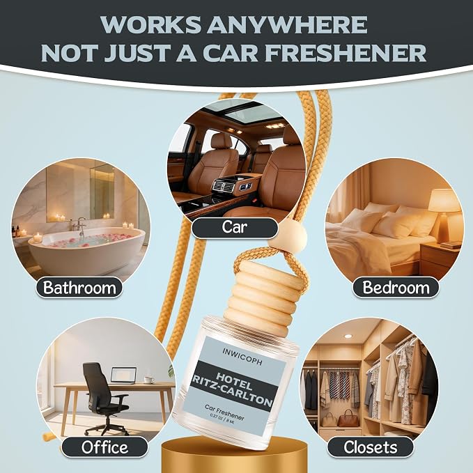 Car Air Freshener Diffuser Hanging, Hotel Ritz-Carlton Fragrance Oil