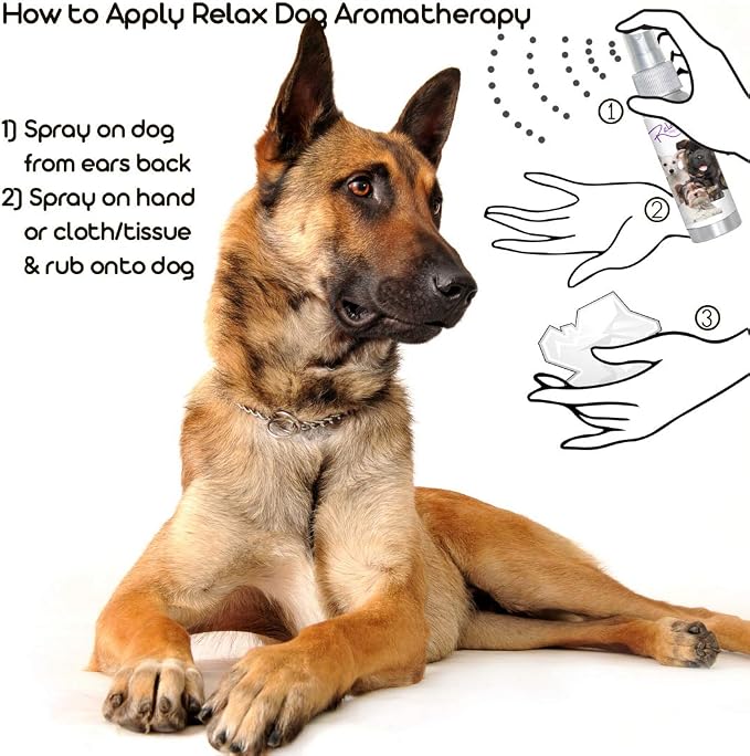 The Blissful Dog Belgian Malinois Relax Dog Aromatherapy Spray for Your Dog's Anxiety