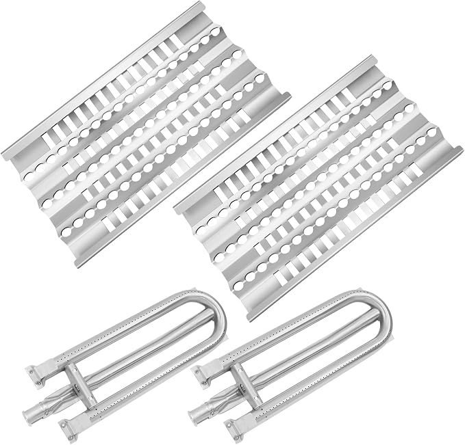 18” Grill Heat Plates Shield Grill Burners Radiant Tray for DCS Grills 27DBQR, DCS 36 BGB36-BQARL, 48 BGB48-BQARL, 30 BGB30-BQR-L, Dynamic Cooking Systems Gas Grill Replacement Parts