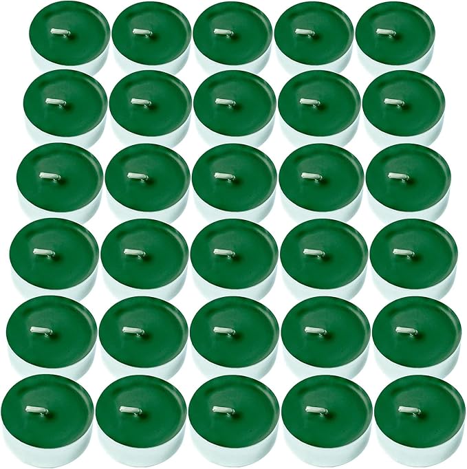 DecorRack 30 Tealight Candles, Pine Scented, Pleasant Fragrance Candle, Aromatherapy, Scented Home Decor, Votive Long Lasting Candles (Pack of 30)