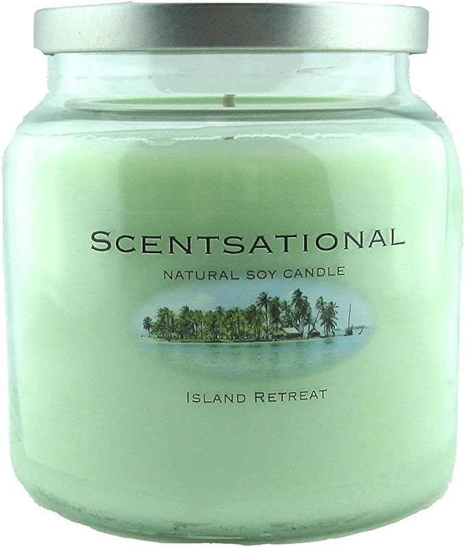 Scentsational Soaps & Candles Natural Soy Wax Candle Island Retreat