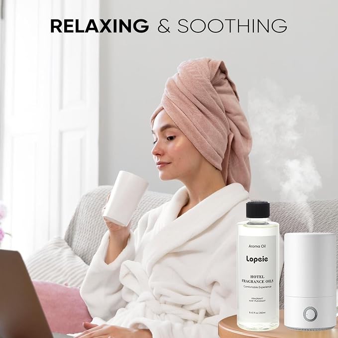 Hotel Diffuser Oil Refill Inspired by The Ritz-Carlton Hotel - 250 ml 8.45 fl oz -Aromatherapy Essential Oil- Lemon, Lavender & Wood Notes- Ideal for Ultrasonic and Waterless Diffusers