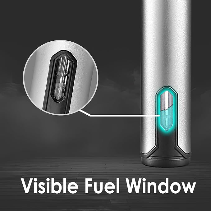 5 Pack Butane Torch Lighter, Urgrette 6-inch Refillable Pen Lighter Pencil Torch Lighter Adjustable Jet Flame Butane Lighter for Grill BBQ Candle Camping (Gas Not Included)