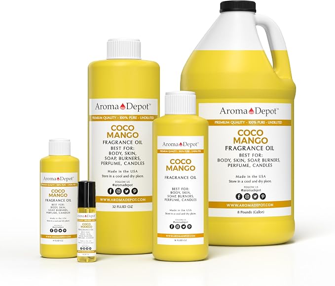 1 oz/Coco Mango Unisex Perfume/Body Oil Our Interpretation, Premium Quality Uncut Fragrance Oil Soap, Candle Making & Incense
