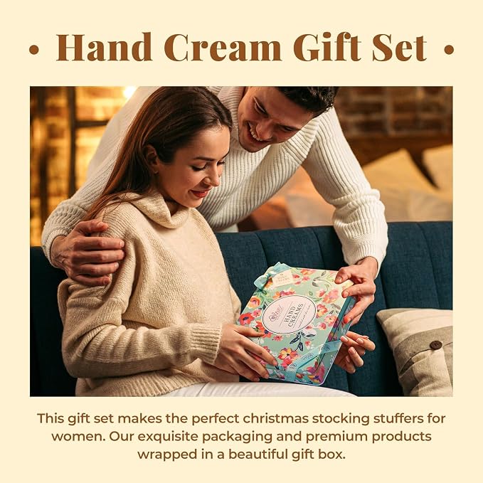 12 Pack Hand Cream Gifts Set, Moisturizing Lotion Enriched with Shea Butter to Nourish Dry Hands, Hand Lotion Travel Size Hand Cream, Birthday Gifts for Women, Graduation Gift for Girls, 12 x 1 OZ