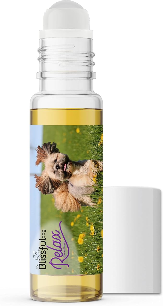 The Blissful Dog Lhasa Apso Relax Roll-ON Aromatherapy for Dogs - Anxiety Relief for Dogs