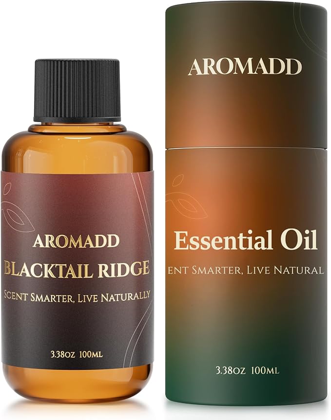 AROMADD AROMADD Blacktail Ridge Hotel Diffuser Oil Inspired by Luxury Hotel Collection Scent, Woody Sandalwood & Fir Aroma, Premium Fragrance Oil for Waterless Diffuser,Long-Lasting,3.38 fl oz(100 mL)