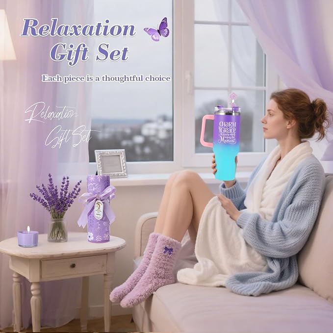 Birthday Gifts for Women, Get Well Gifts for Women Self Care Gift, Get Well Soon Sympathy Gift Baskets for Women Care Package, Thank You Gift for Mom Wife Girlfriend Friends Sisters