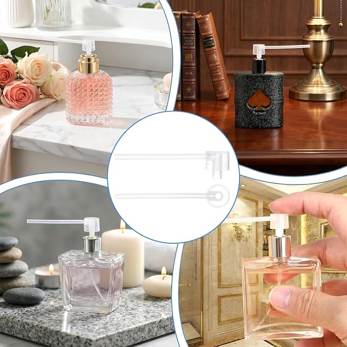 30 Packs Perfume Dispenser Pump Perfume Refill Pump Cosmetic Refillable Decanter Transfer Tools Refillable Spray Bottle Dispenser Extractor