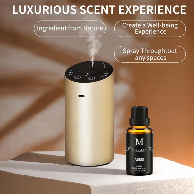 Hotel Collection Diffuser Oil-ASEIS,Luxury Essential Oils for Diffuser, Refill & Machines,Bolder Aroma, Longer Lasting 30ML