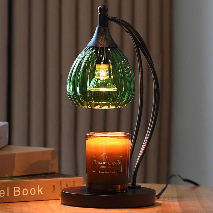 Candle Warmer Lamp, Electric Candle Warmer with Timer Dimmer - for Scented Jar Candles - Melter Lamp for Housewarming Gifts New Home Decor